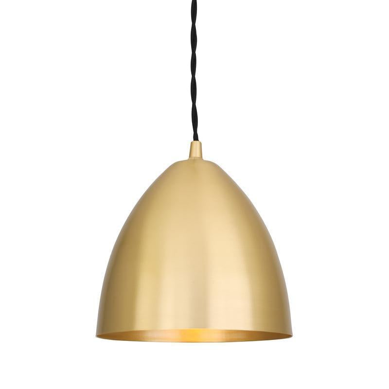 Skyler Small Industrial Cone Pendant Light 16cm-Mullan Lighting-Antique Brass-100cm-nirohome