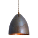 Skyler Small Industrial Cone Pendant Light 16cm-Mullan Lighting-Antique Brass-100cm-nirohome