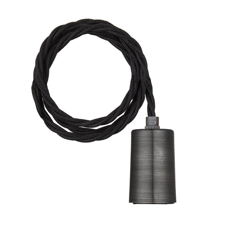 Sleek Edison 1 Wire Pendant Light-Industville-Pewter-nirohome