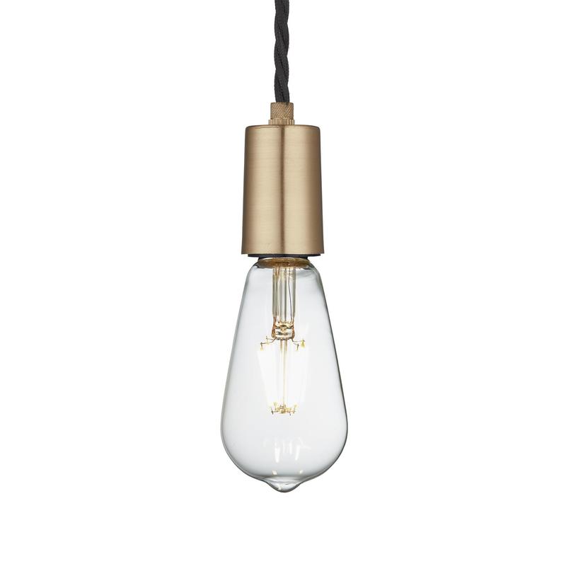 Sleek Edison 1 Wire Pendant Light-Industville-Pewter-nirohome