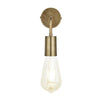 Sleek Edison Wall Light-Industville-Brass-nirohome