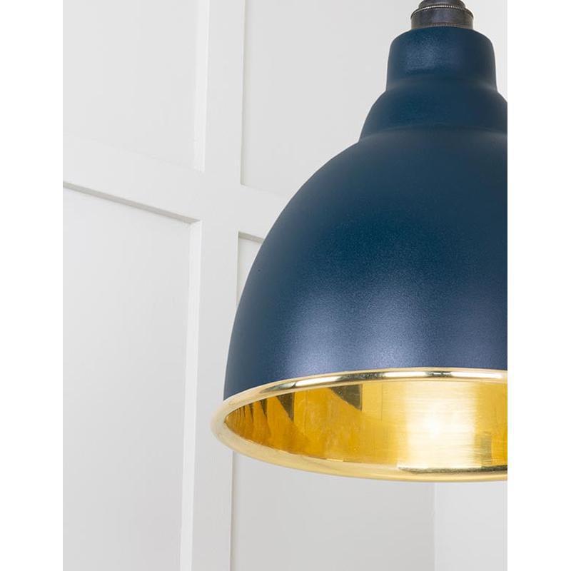 Smooth Brass Brindley Cluster Pendant-From The Anvil-Brass-nirohome