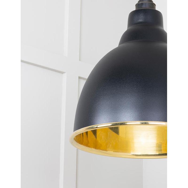 Smooth Brass Brindley Cluster Pendant-From The Anvil-Brass-nirohome