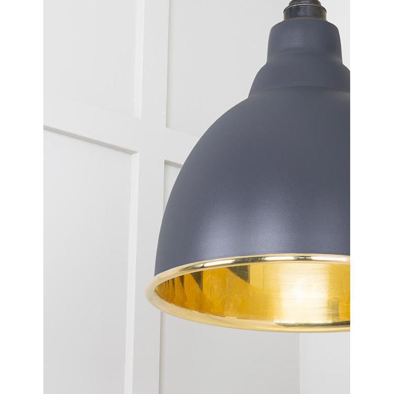 Smooth Brass Brindley Cluster Pendant-From The Anvil-Brass-nirohome