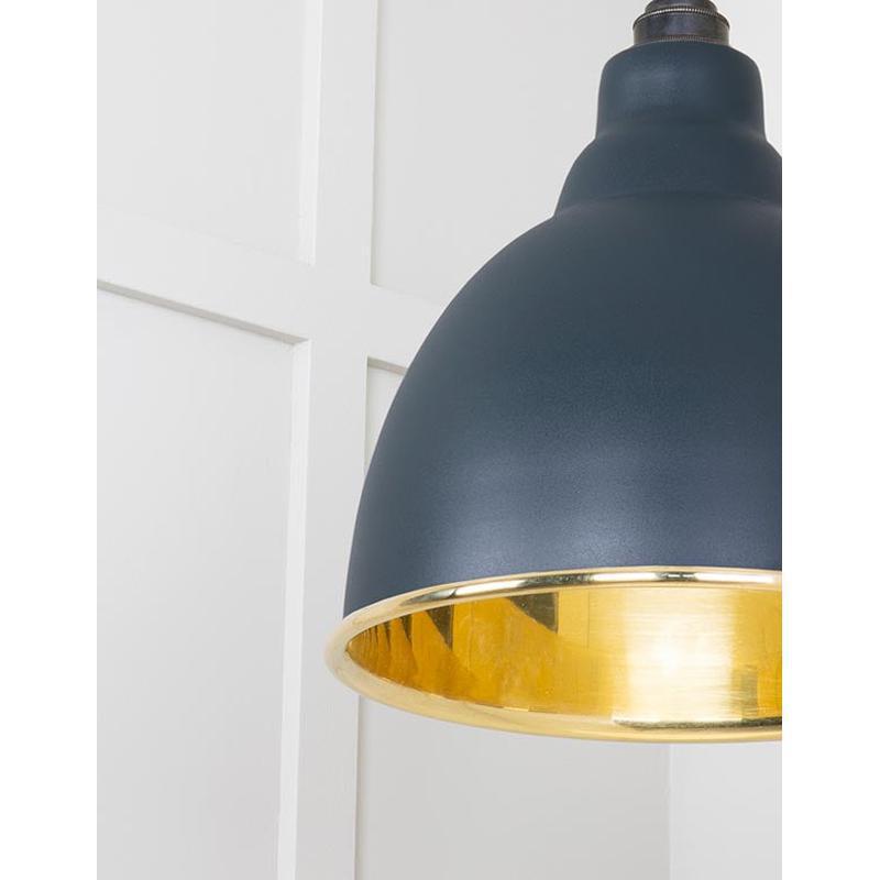 Smooth Brass Brindley Cluster Pendant-From The Anvil-Brass-nirohome