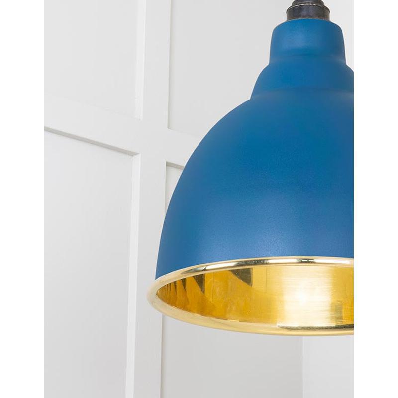 Smooth Brass Brindley Cluster Pendant-From The Anvil-Brass-nirohome