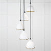 Smooth Brass Brindley Cluster Pendant-From The Anvil-Flock-nirohome