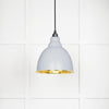 Smooth Brass Brindley Pendant-From The Anvil-Birch-nirohome