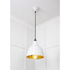 Smooth Brass Brindley Pendant-From The Anvil-Brass-nirohome