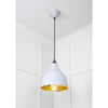 Smooth Brass Brindley Pendant-From The Anvil-Brass-nirohome