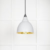 Smooth Brass Brindley Pendant-From The Anvil-Flock-nirohome