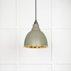 Smooth Brass Brindley Pendant-From The Anvil-Tump-nirohome