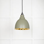 Smooth Brass Brindley Pendant-From The Anvil-Tump-nirohome