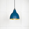 Smooth Brass Brindley Pendant-From The Anvil-Upstream-nirohome