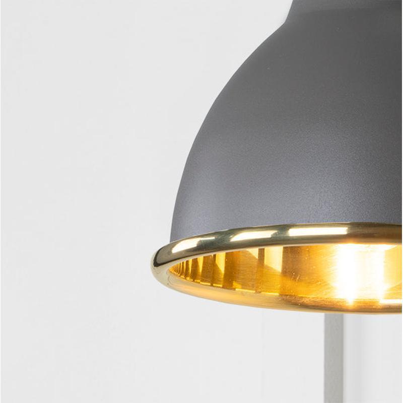 Smooth Brass Brindley Wall Light-From The Anvil-Brass-nirohome