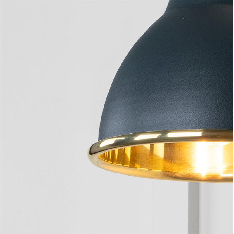 Smooth Brass Brindley Wall Light-From The Anvil-Brass-nirohome