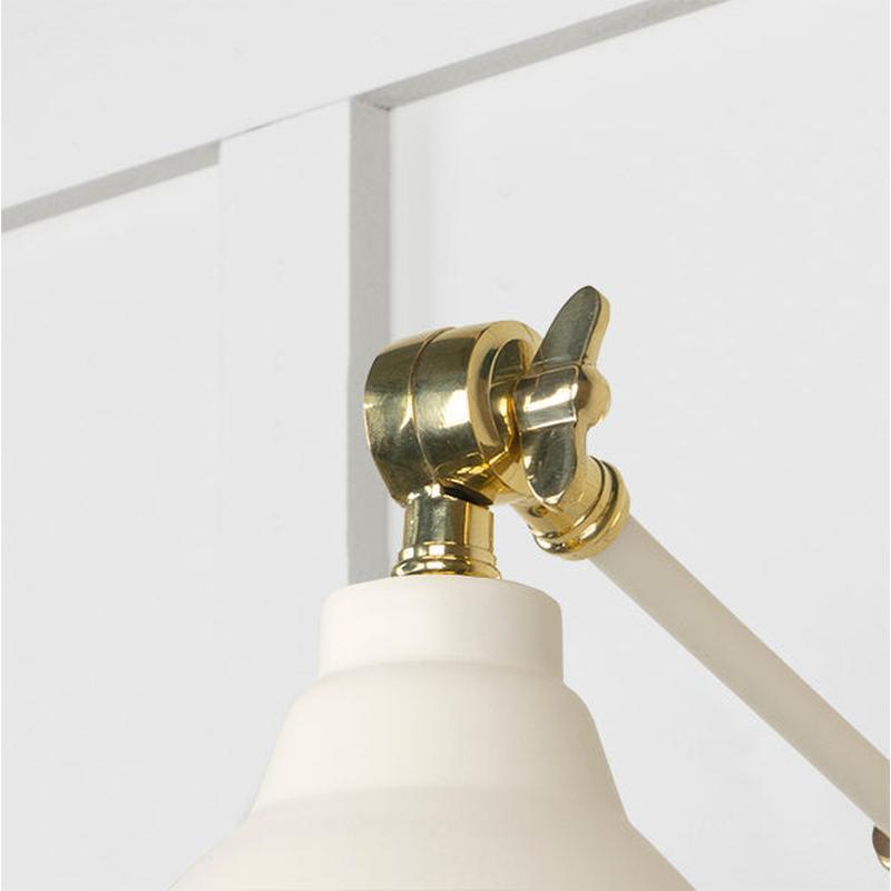 Smooth Brass Brindley Wall Light-From The Anvil-Brass-nirohome