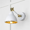 Smooth Brass Brindley Wall Light-From The Anvil-Flock-nirohome