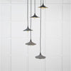 Smooth Brass Flora Cluster Pendant-From The Anvil-Bluff-nirohome