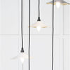 Smooth Brass Flora Cluster Pendant-From The Anvil-Brass-nirohome