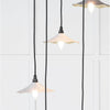 Smooth Brass Flora Cluster Pendant-From The Anvil-Brass-nirohome