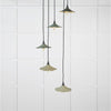 Smooth Brass Flora Cluster Pendant-From The Anvil-Brass-nirohome