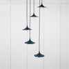 Smooth Brass Flora Cluster Pendant-From The Anvil-Dusk-nirohome