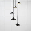Smooth Brass Flora Cluster Pendant-From The Anvil-Elan Black-nirohome
