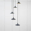Smooth Brass Flora Cluster Pendant-From The Anvil-Slate-nirohome