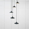 Smooth Brass Flora Cluster Pendant-From The Anvil-Soot-nirohome