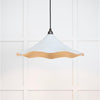 Smooth Brass Flora Pendant-From The Anvil-Birch-nirohome