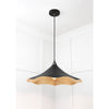 Smooth Brass Flora Pendant-From The Anvil-Brass-nirohome