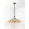 Smooth Brass Flora Pendant-From The Anvil-Brass-nirohome