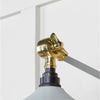 Smooth Brass Flora Wall Light-From The Anvil-Brass-nirohome
