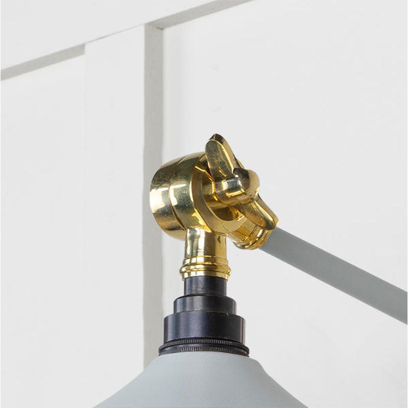 Smooth Brass Flora Wall Light-From The Anvil-Brass-nirohome