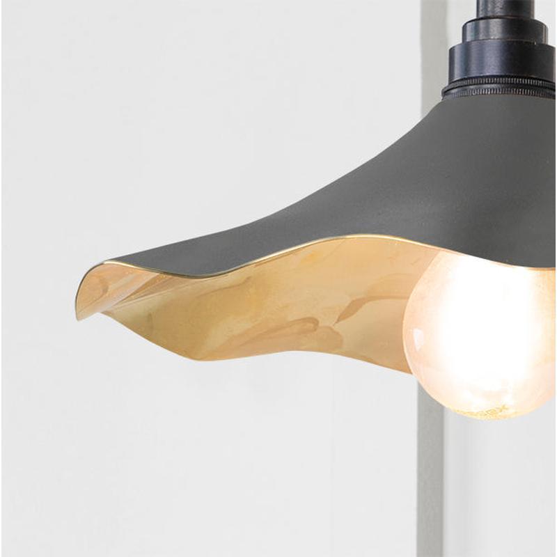 Smooth Brass Flora Wall Light-From The Anvil-Brass-nirohome