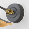 Smooth Brass Flora Wall Light-From The Anvil-Brass-nirohome