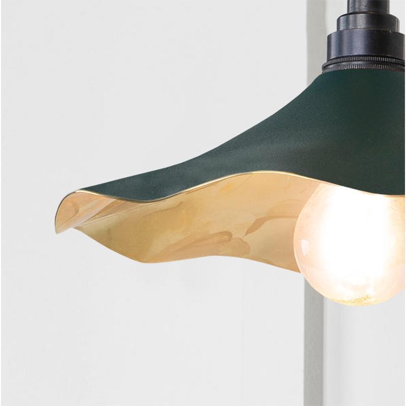 Smooth Brass Flora Wall Light-From The Anvil-Brass-nirohome