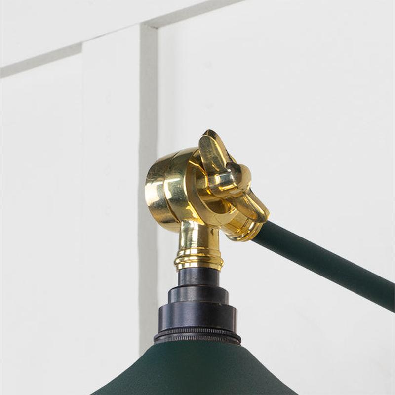 Smooth Brass Flora Wall Light-From The Anvil-Brass-nirohome