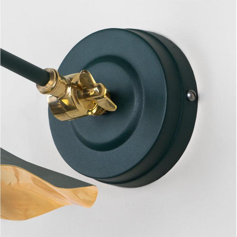 Smooth Brass Flora Wall Light-From The Anvil-Brass-nirohome