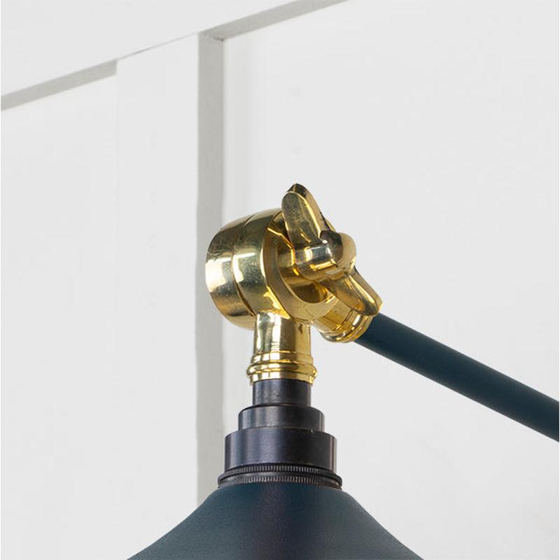 Smooth Brass Flora Wall Light-From The Anvil-Brass-nirohome