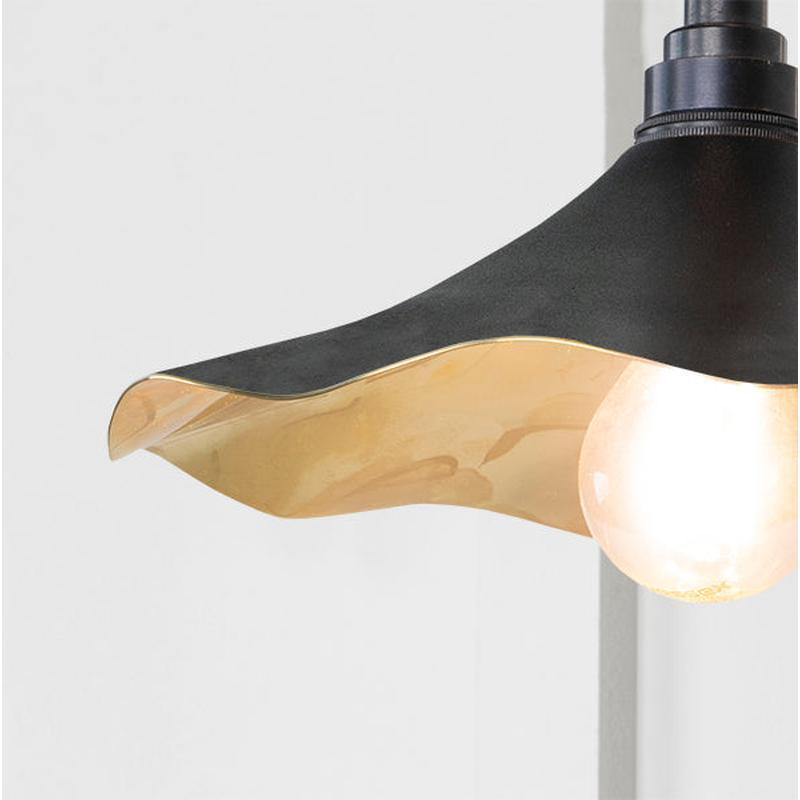 Smooth Brass Flora Wall Light-From The Anvil-Brass-nirohome