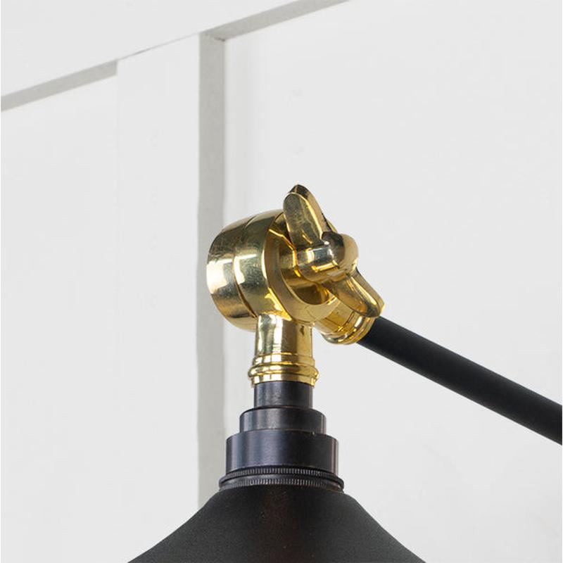 Smooth Brass Flora Wall Light-From The Anvil-Brass-nirohome