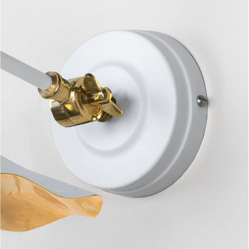 Smooth Brass Flora Wall Light-From The Anvil-Brass-nirohome