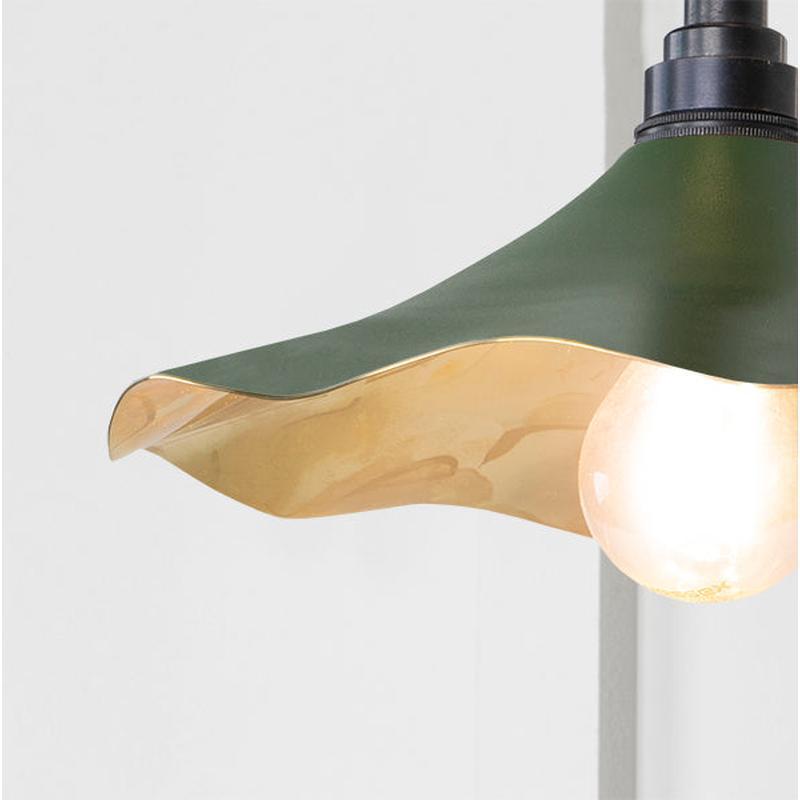 Smooth Brass Flora Wall Light-From The Anvil-Brass-nirohome