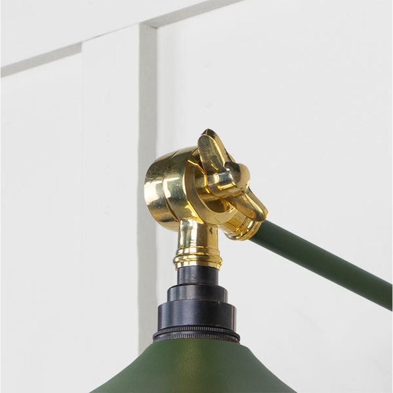 Smooth Brass Flora Wall Light-From The Anvil-Brass-nirohome