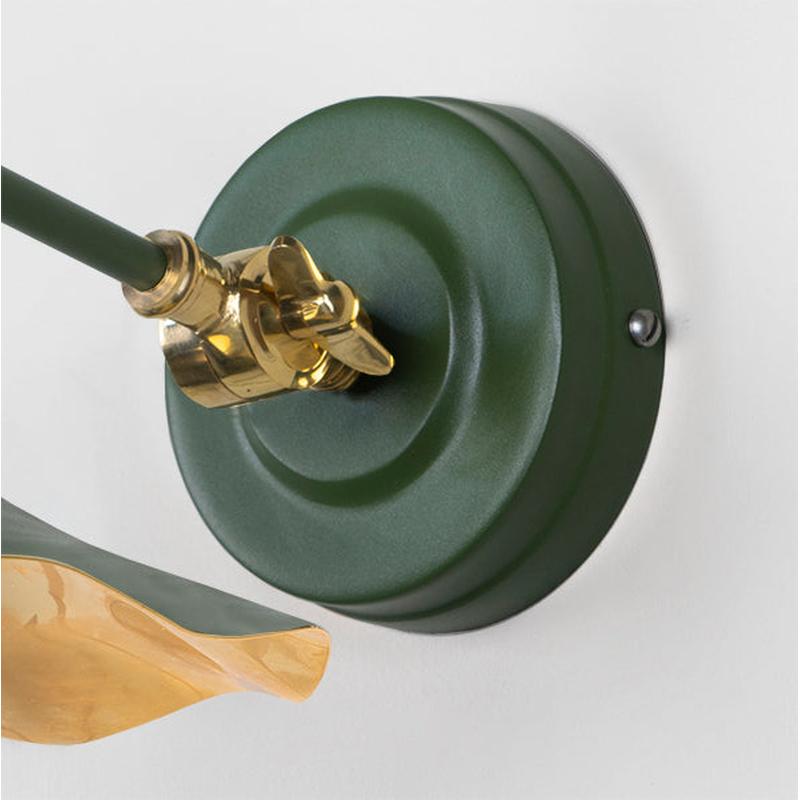 Smooth Brass Flora Wall Light-From The Anvil-Brass-nirohome