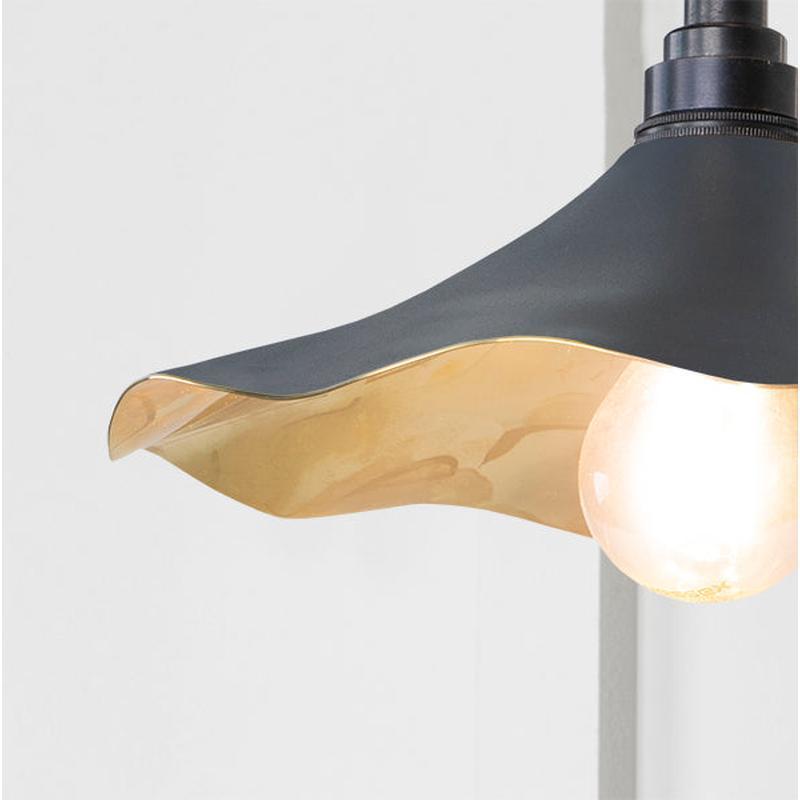 Smooth Brass Flora Wall Light-From The Anvil-Brass-nirohome