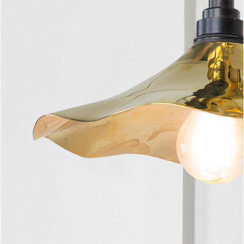 Smooth Brass Flora Wall Light-From The Anvil-Brass-nirohome