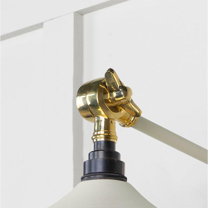 Smooth Brass Flora Wall Light-From The Anvil-Brass-nirohome